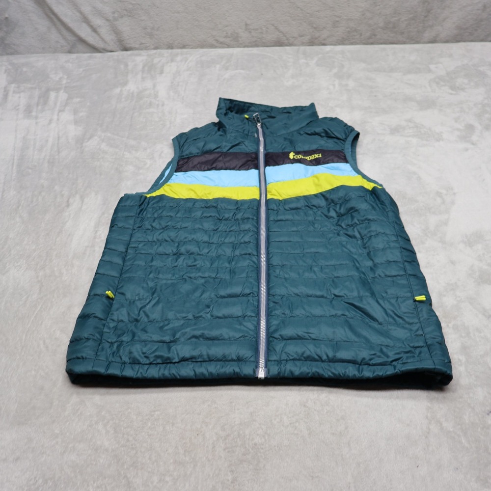 Cotopaxi Down Vest Women Small Blue Insulated Fuego Light Ripstop Quilted Puffer